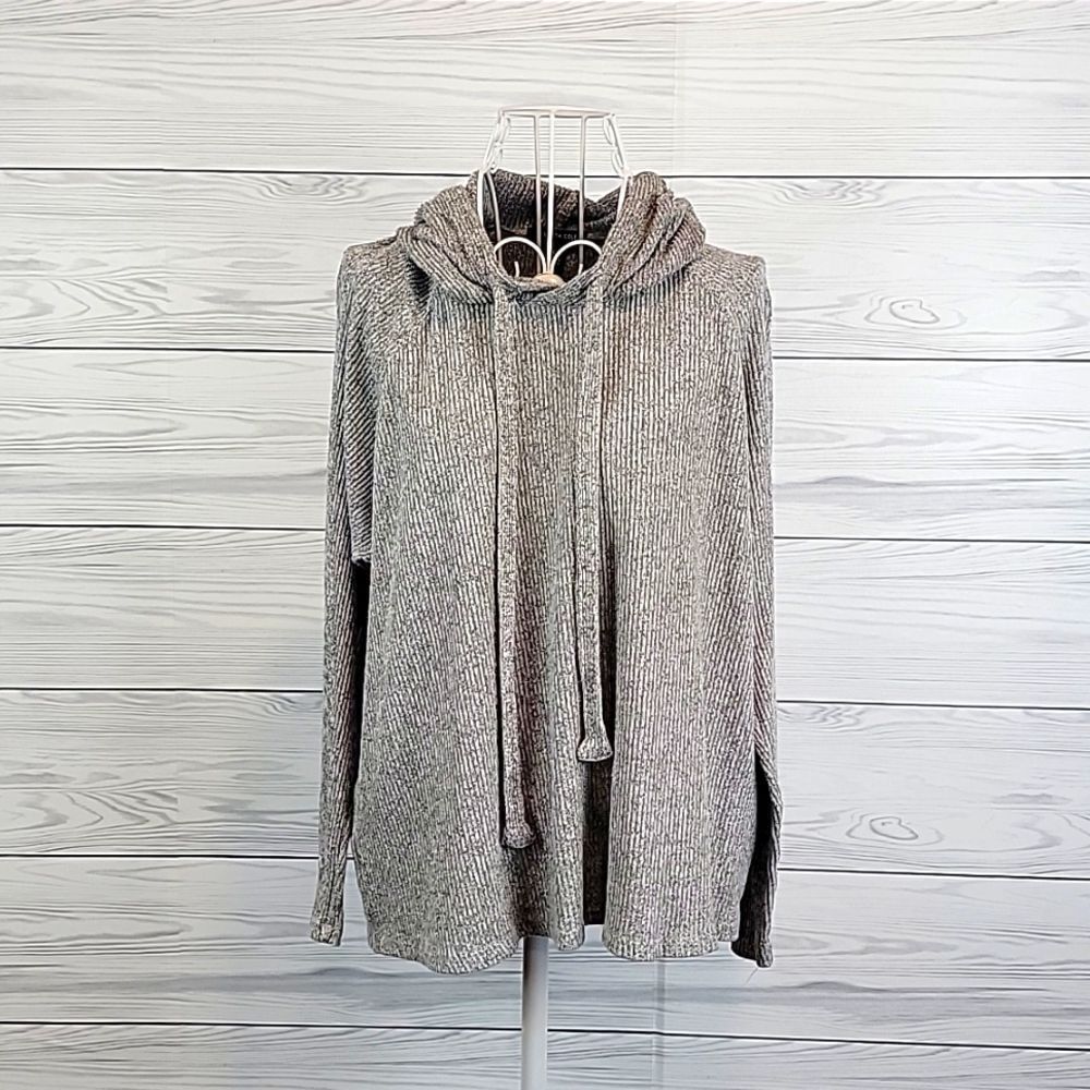 Kenneth Cole New York ribbed knit hoodie Size XL